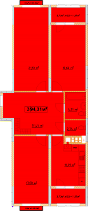 Трехкомнатная квартира